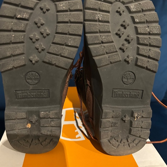 Timberland Hightop Beef and Broccoli’s/ Medium Brown field boot - Picture 4 of 4